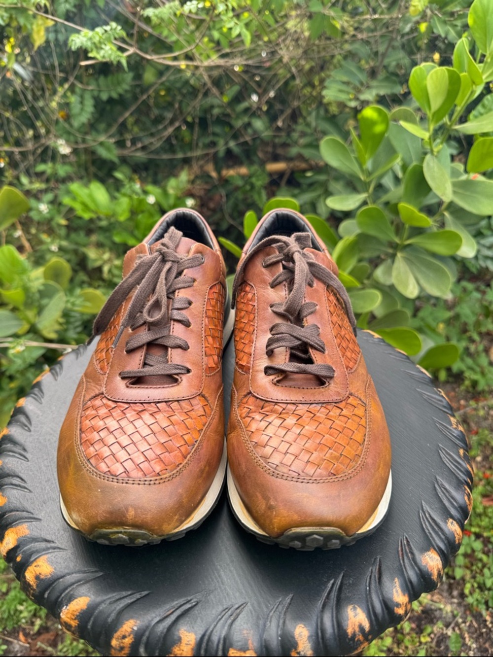 Johnston & Murphy Briggs jogger Italian calfskin sneakers, size 10.5 men’s - Picture 2 of 7